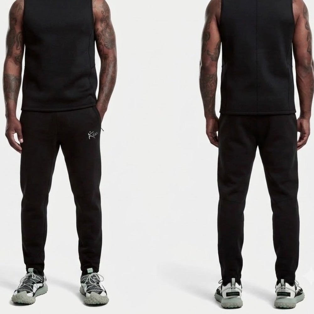 Kutting Weight SweatTech Men XL Black Neoprene Sauna Suit Workout Jogger Pants